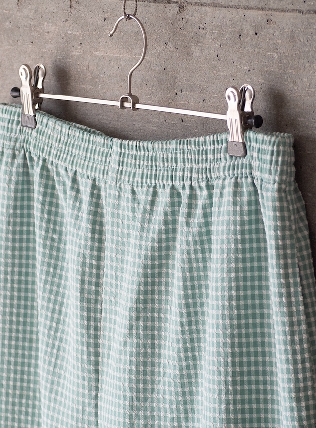 "Draper's & Damon's" 1980s Gingham easy pants