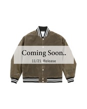 【#Re:room】DESERT CLUB SUEDE STADIUM JACKET［REJ138］