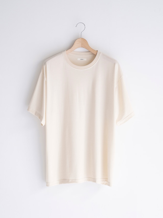 BODHI　CASHMERE100 TEE　WHITE　BD10006