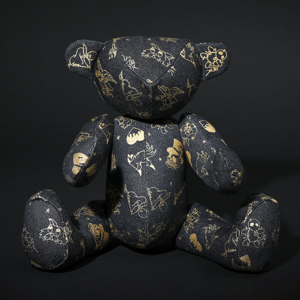 ENTRAMBI] 岡山デニム アメトラ タトゥー柄 テディベア 高級