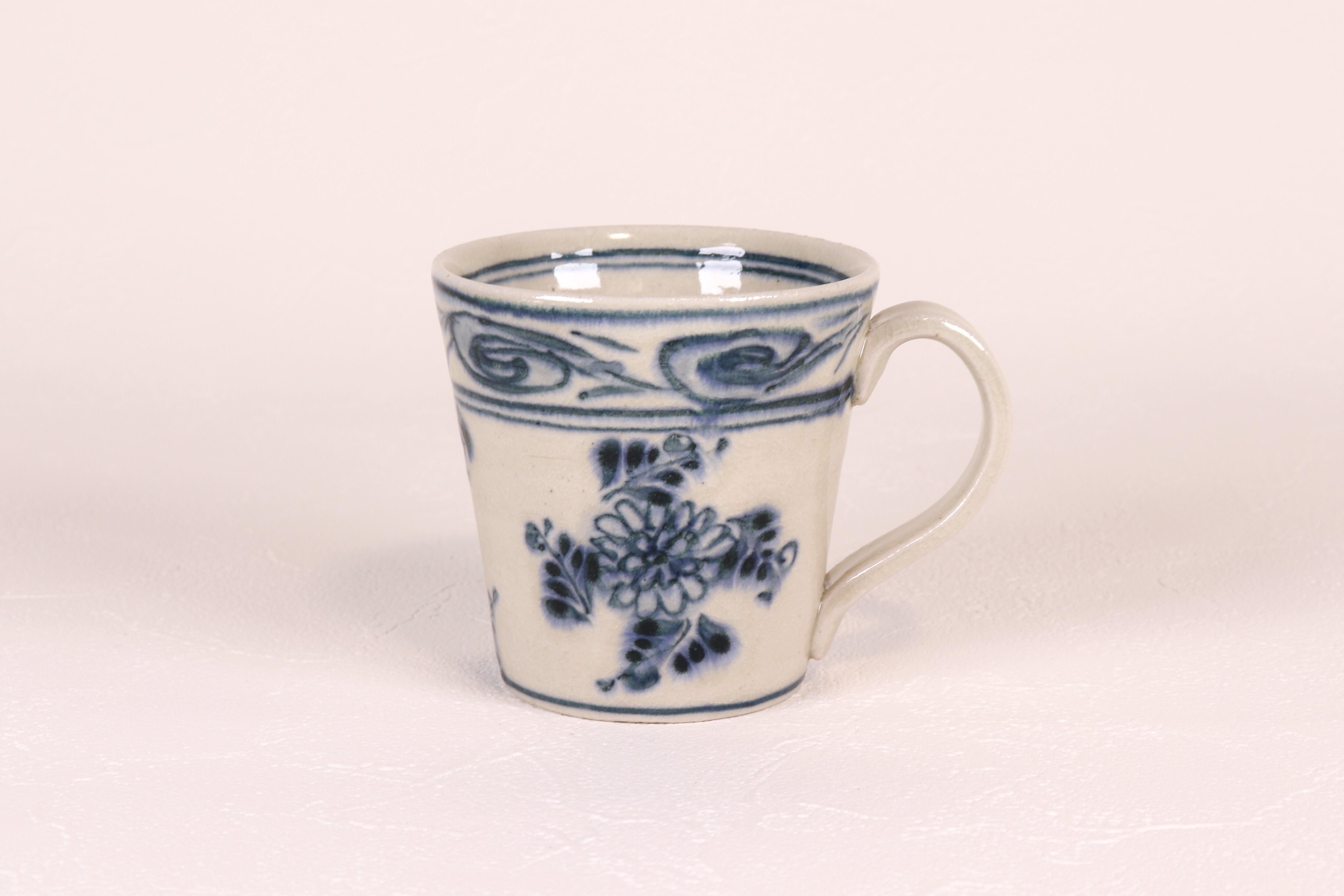 安南 マグカップ 草花【B級品 特価】