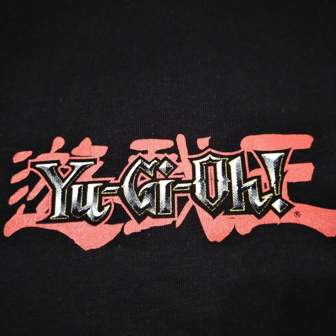 90s/遊戯王/三幻神/Tシャツ/L/コットン/BLK/黒/アニメTシャツ// 遊戯王