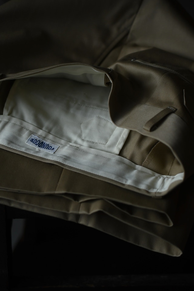 FOUNDOUR / TWILL PANTS (BEIGE)