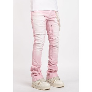 GUAPI / velvet pink carpenter stacked denim