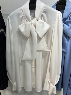 ROBE ジョーゼットリボンブラウス 531447