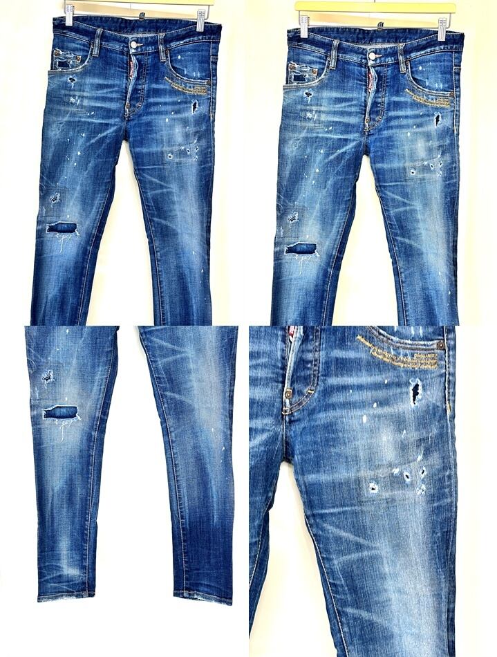 DSQUARED2 SKATER JEAN ディースクエアード 20AW スリム デニム パンツ