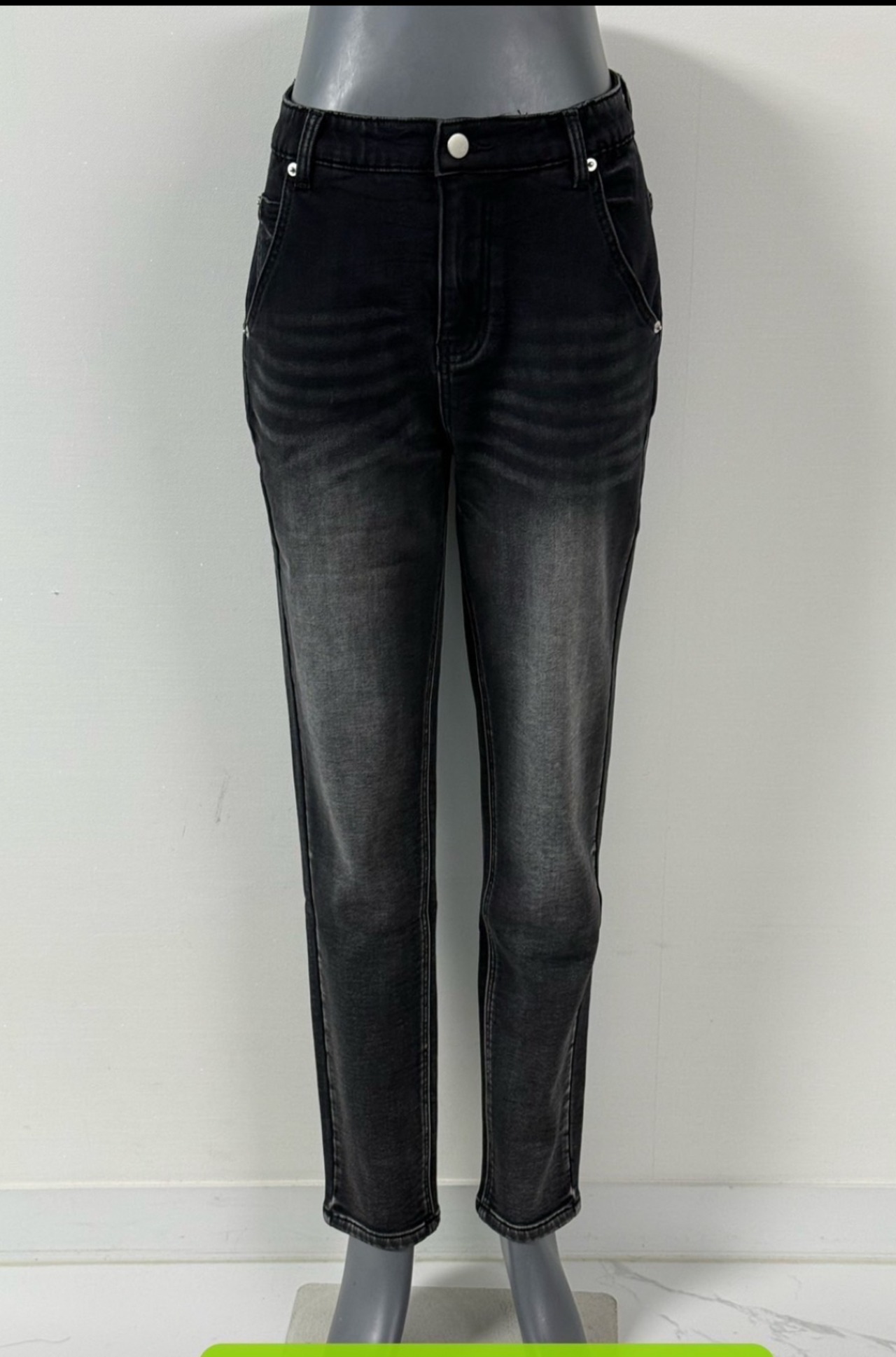 indimark 裏起毛デニムスリム ベーシックブルー WHK002