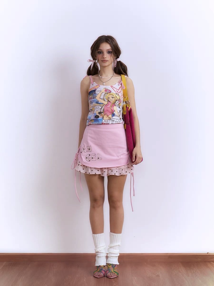 galliano ガリアーノ　ミニスカート　シルク　リボン　レース　ピンク galliano ガリアーノミニスカートシルクリボンレースピンク