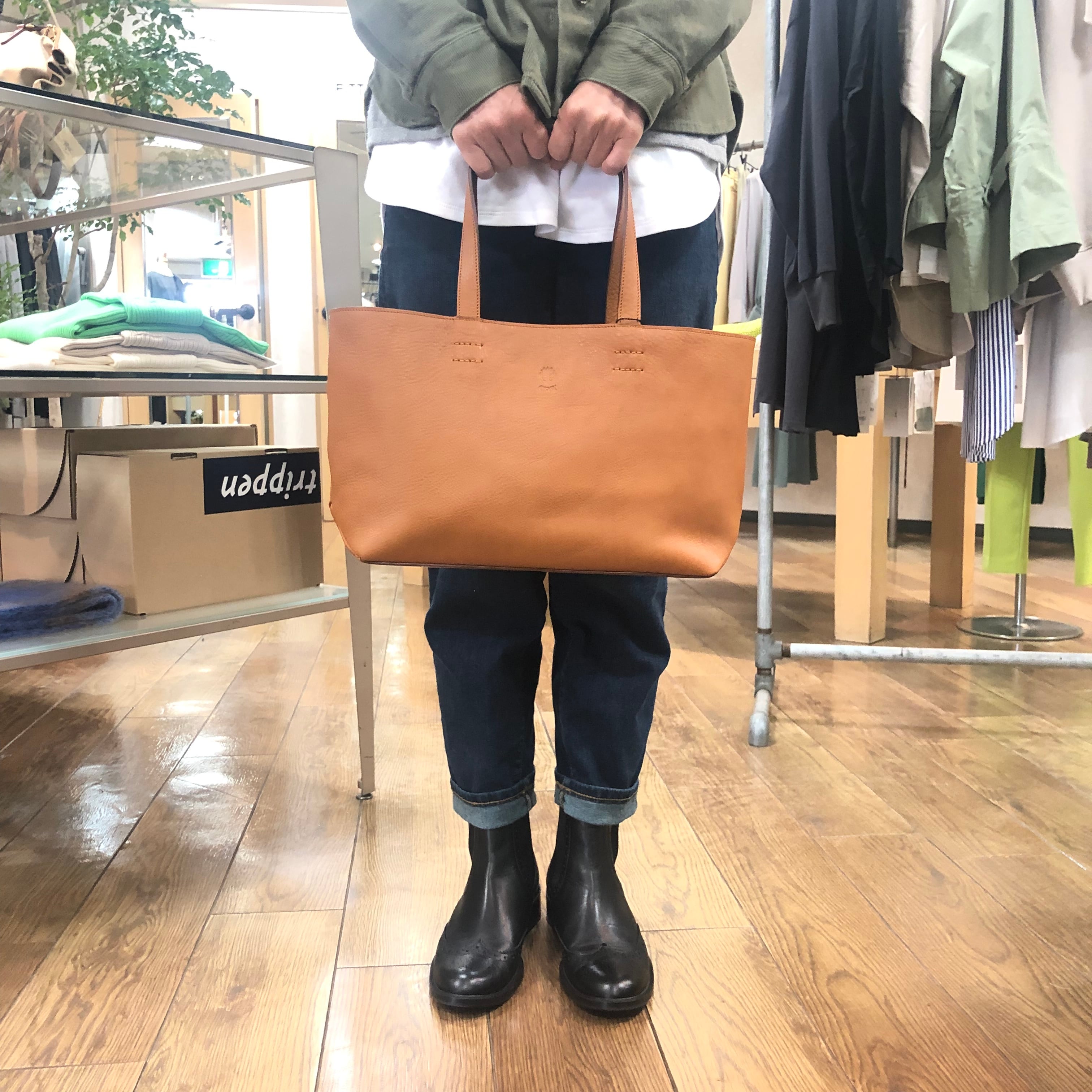 CI:VA チーバ レザー トートバッグ 2328VOLA Color CAMMELLO キャメル