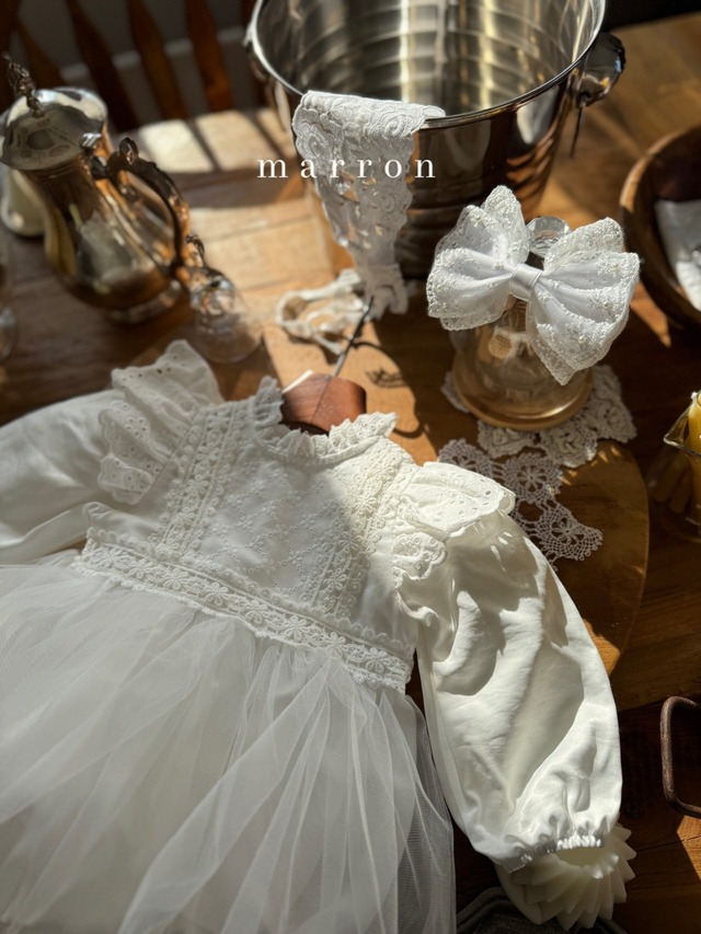 ※お洋服と同梱限定※【即納】<marron> Angel pearl head band