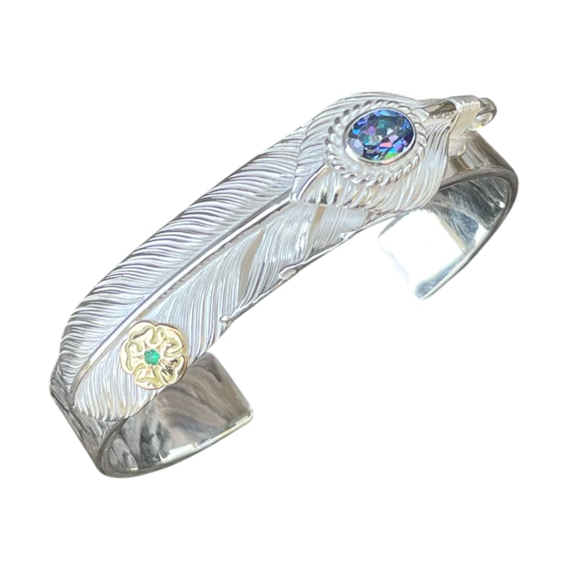 鷲見太郎 イーグル Taro Taro Washimi 鷲見太郎 M plain Bangle 10mm