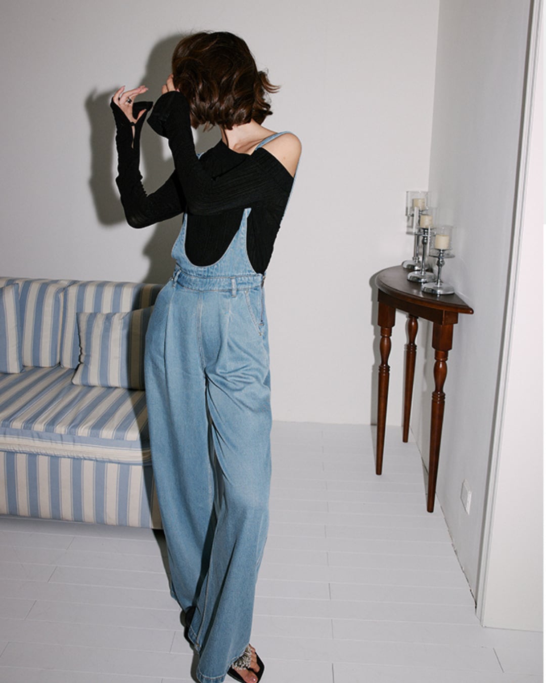 リーダーティーデニムサロペット S25463