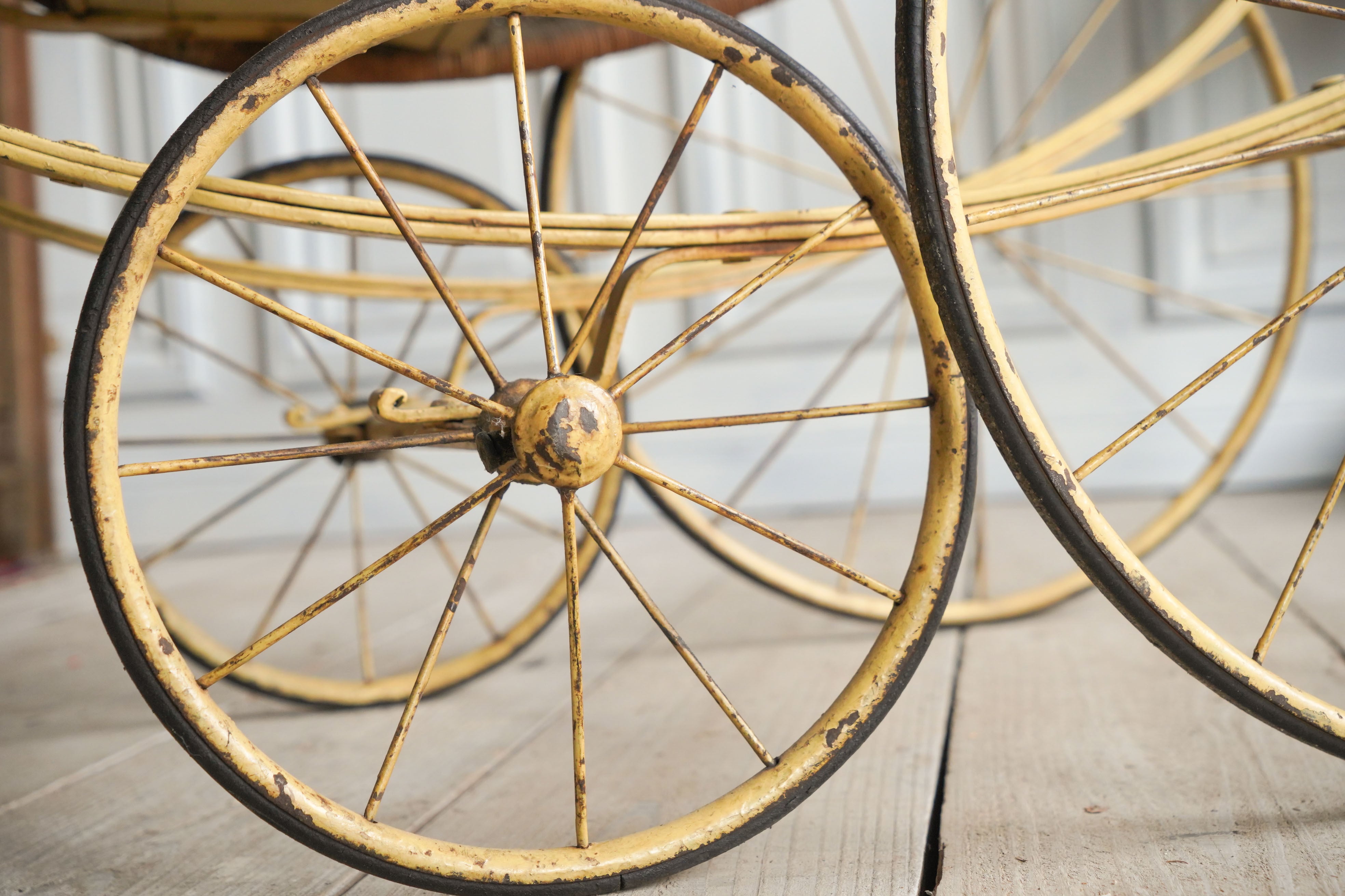 手押し車/アンティーク/車輪/1900年代/フランス家具/ディスプレイ/撮影