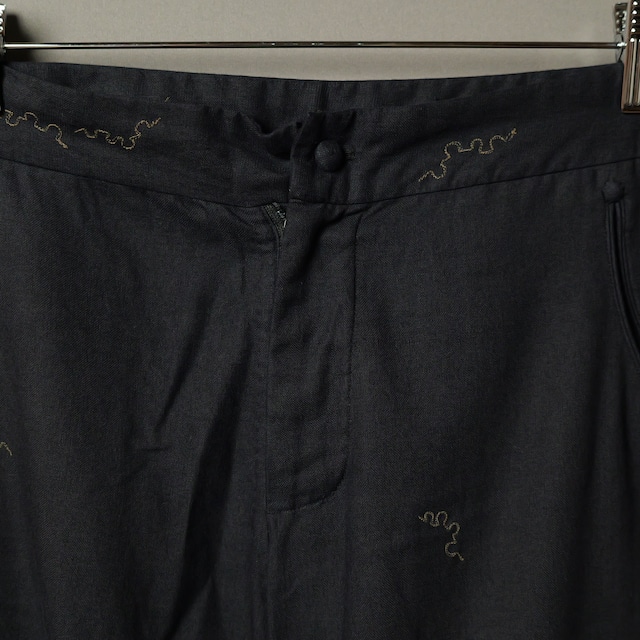 [HaaT]　Botanical Embroidery Pants