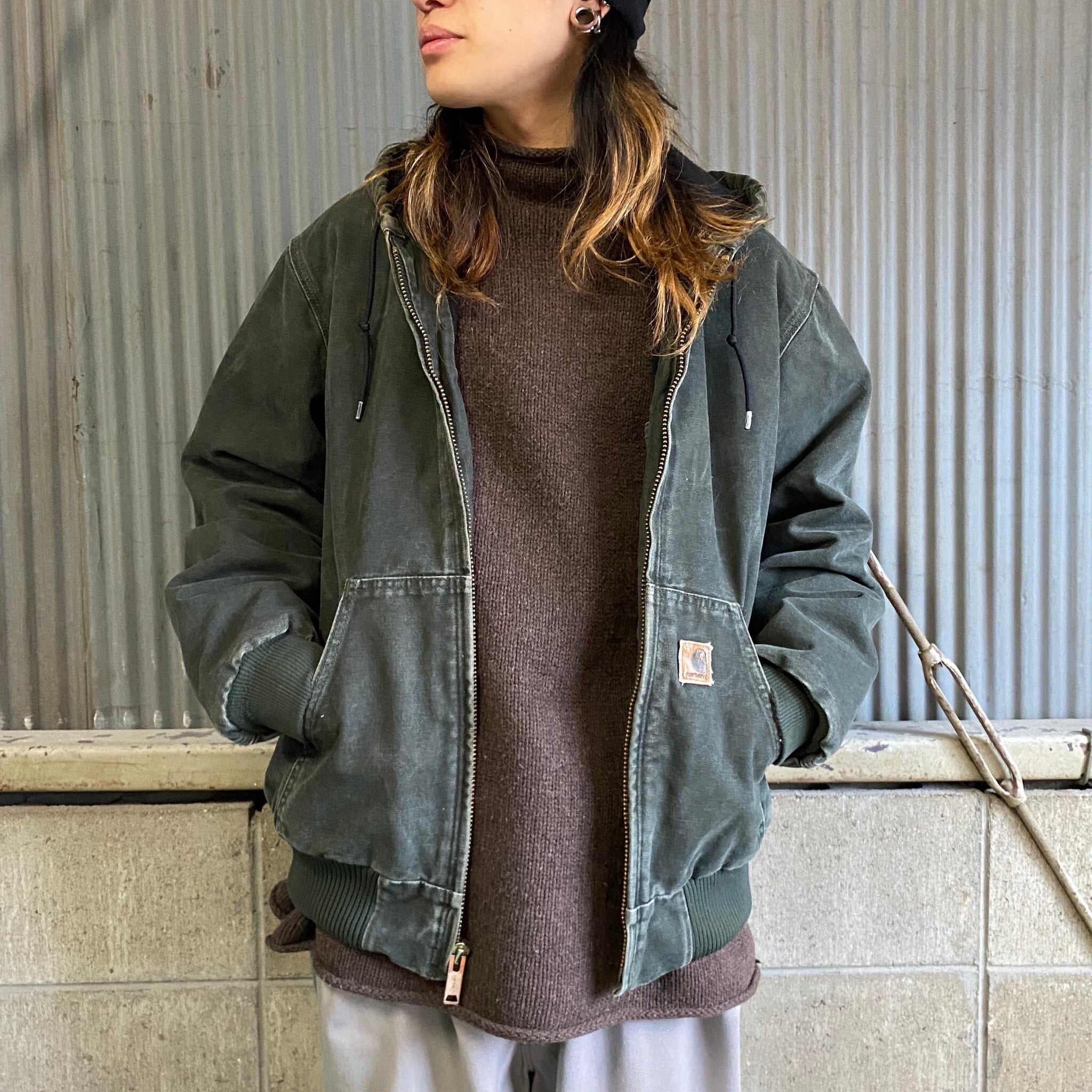 Carhartt カーハート アクティブジャケット メンズM 古着 ダック地  