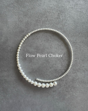 Flow Pearl  Choker