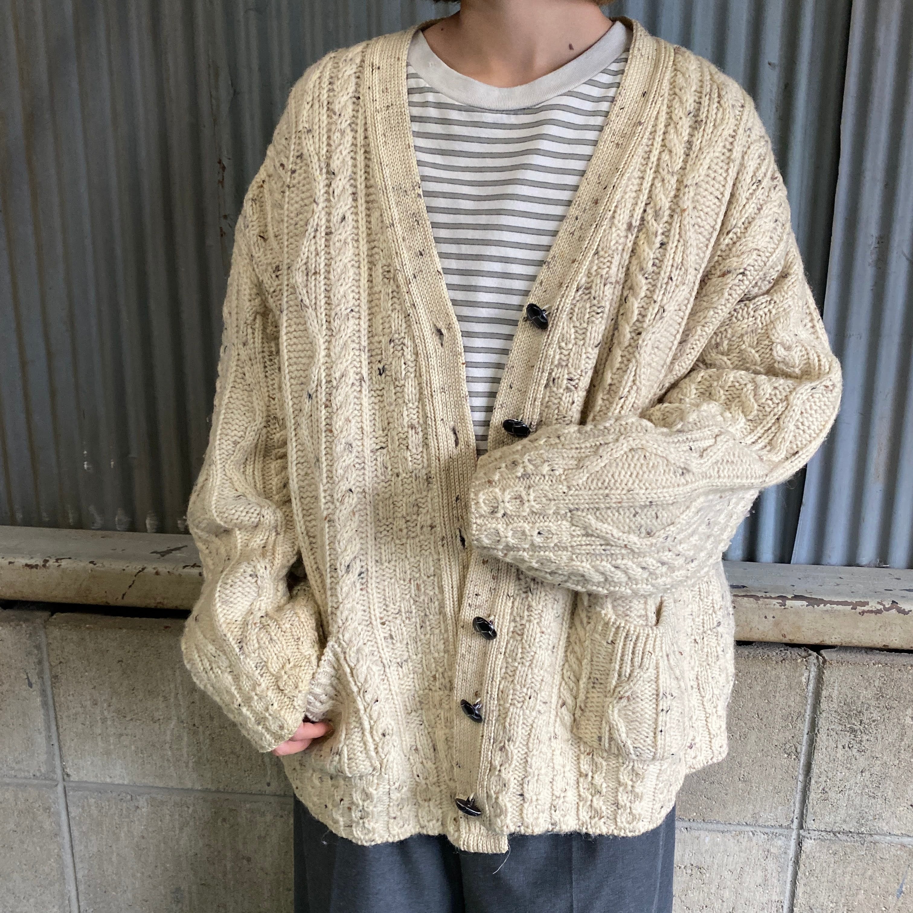 90年代 アイルランド製 Celtic Country フィッシャーマン ネップ  