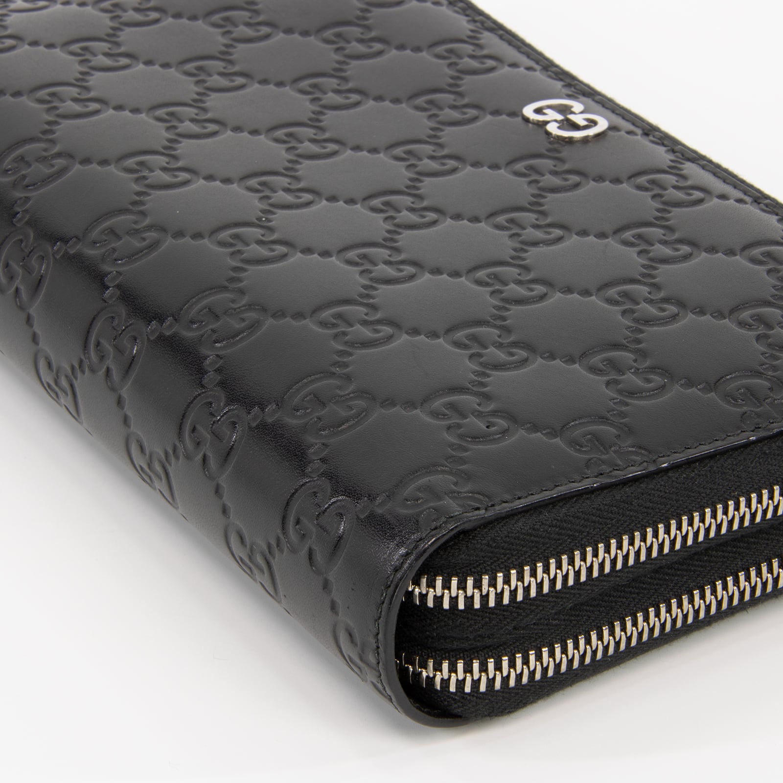 本物・送料無料・美品】グッチ・長財布・ダブルファスナー