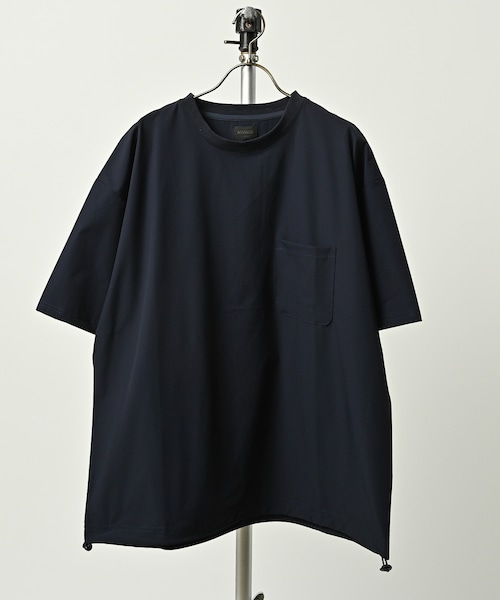 MMMM Ice Fabric Crew Neck Tee (NAV) 15083M26