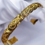 Classic Hawaiian Bangle -Gold-