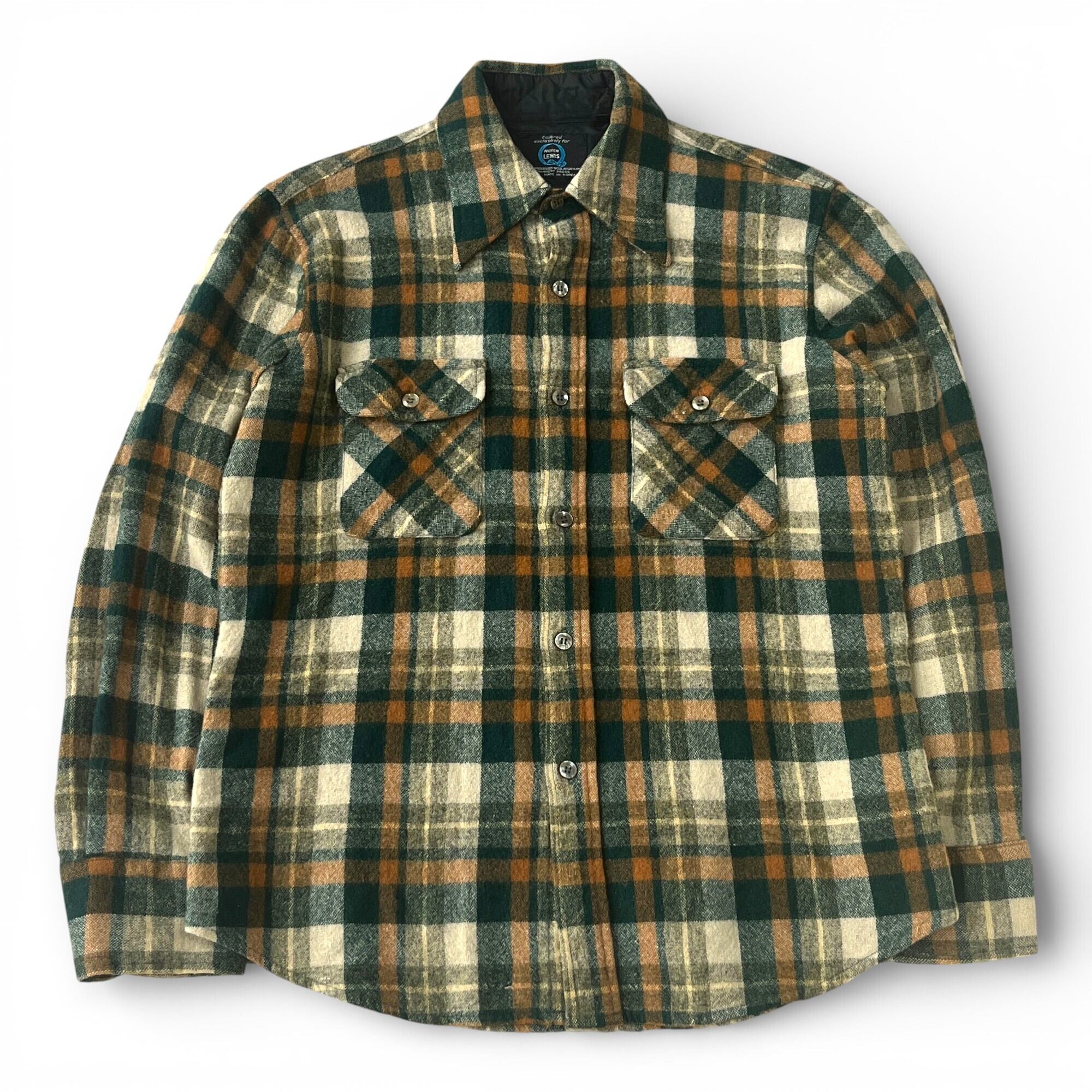 60s King Kole Cotton Heavy Flannel Shirt 60年代 キングコール