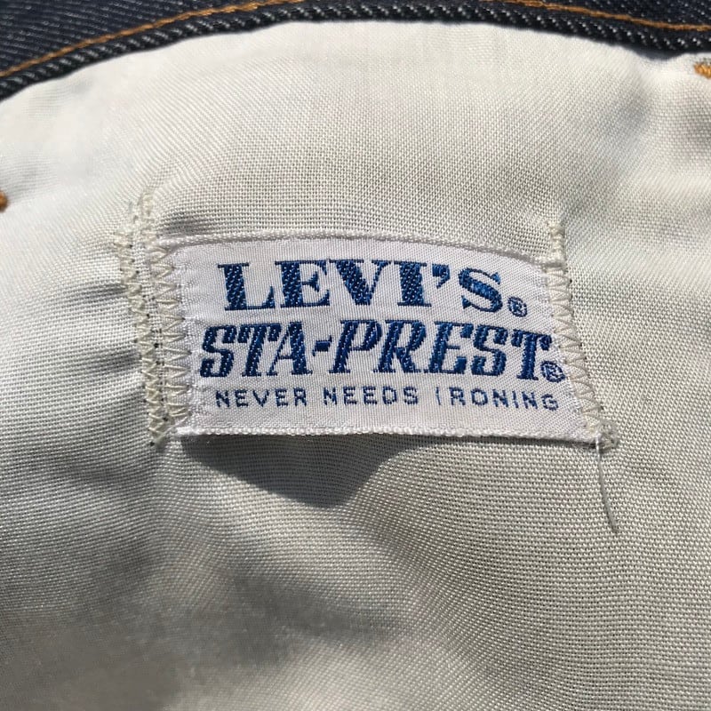 70's LEVI'S リーバイス 519 スタプレ デニム オレンジタブ Big E 刻印