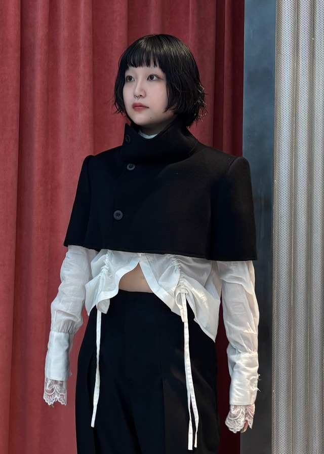 【26AW | WOMEN】MUKCYEN ムッシャン /  コート/ wool cashmere shot coat M269CP01