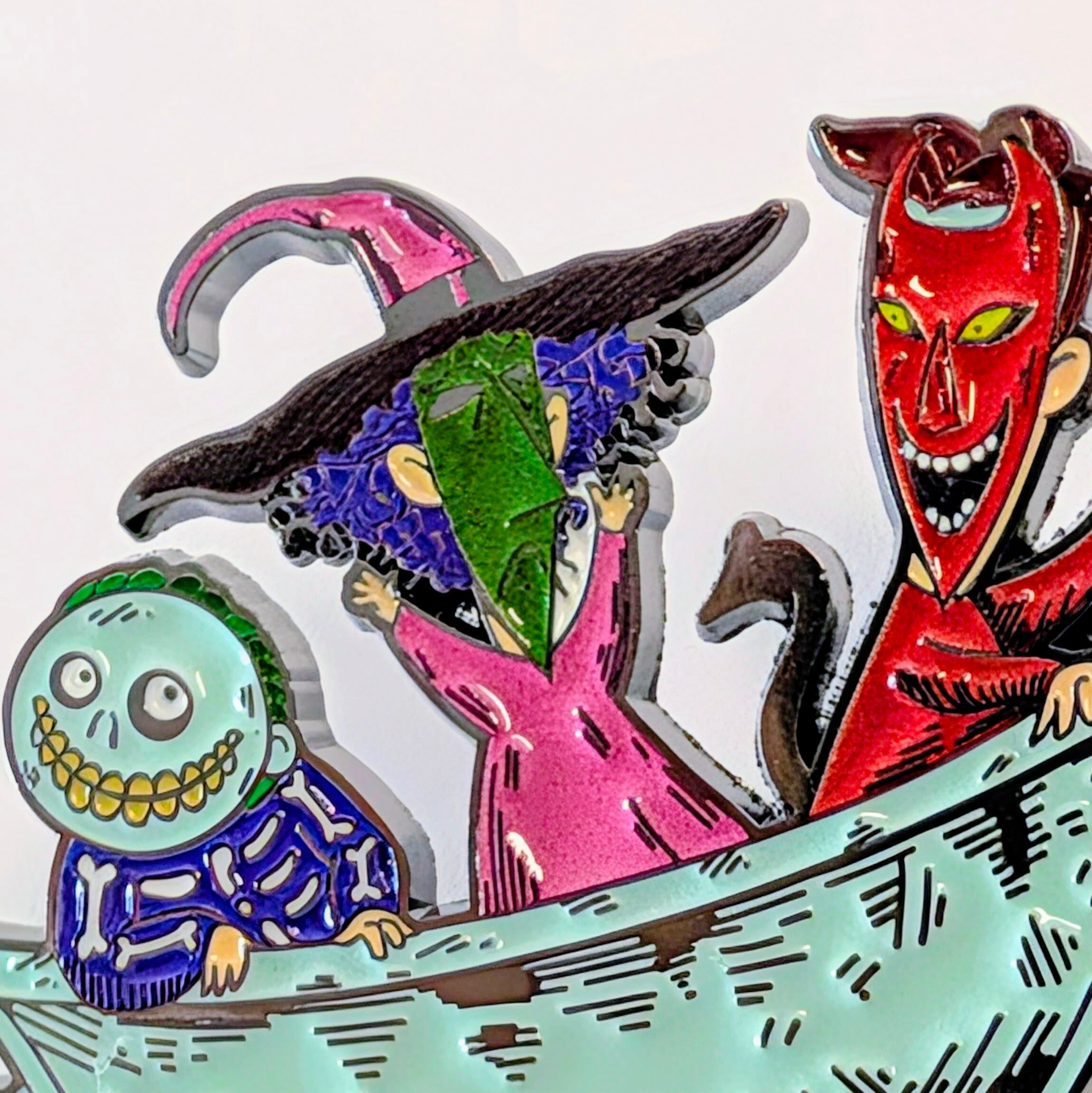 送料無料！ ★ピンズ PINS★ピンバッジ 【 ナイトメアービフォアクリスマス  】『 Lock, Shock, and Barrel ロック ショック バレル 』 〚アメリカン雑貨 アメトイ〛