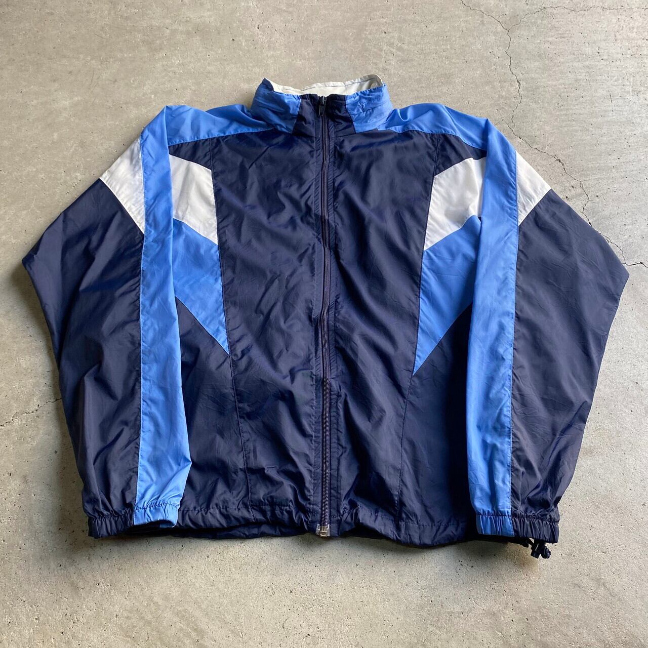 90S NIKE ナイキ ナイロン ジャケット ネイビー メンズ M