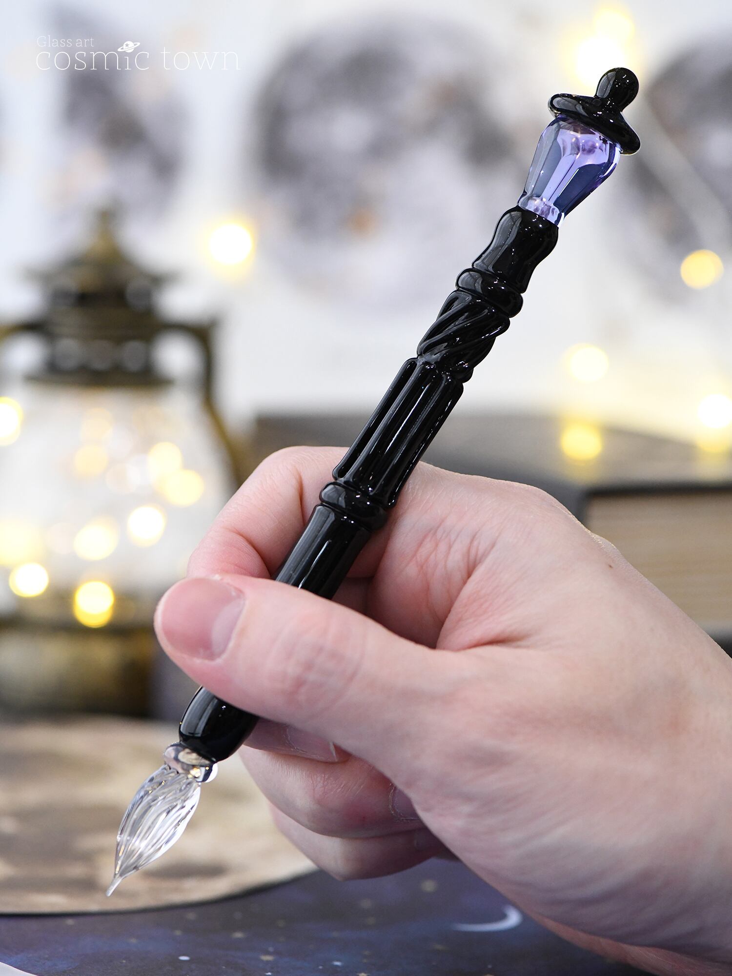 街灯ガラスペン / ボロシリケイト【cosmic town】250112-4 | cosmic