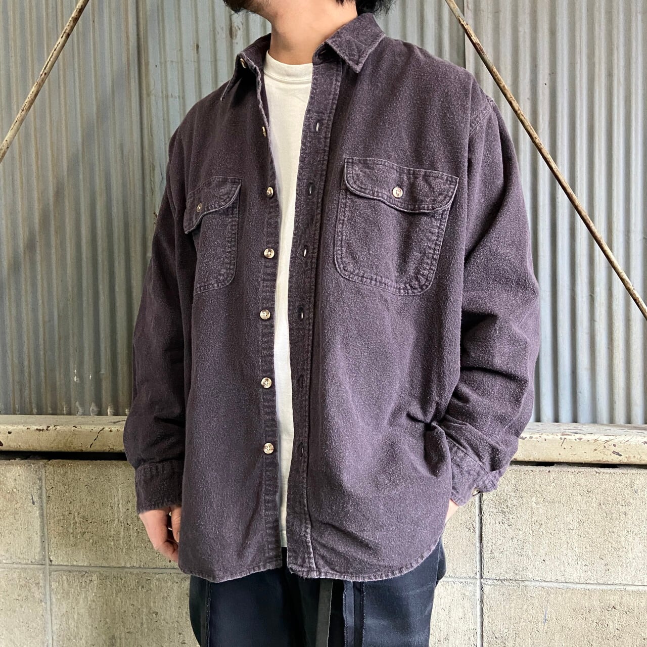 ビッグサイズ 90年代 FIVE BROTHER ファイブブラザー チャコール