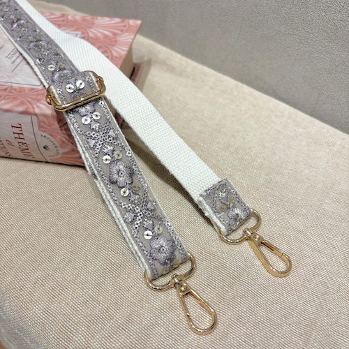 【長さ調整可能】インド刺繍ショルダー(A54-⑧453)2