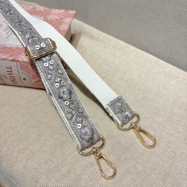 【長さ調整可能】インド刺繍ショルダー(A54-⑧453)2