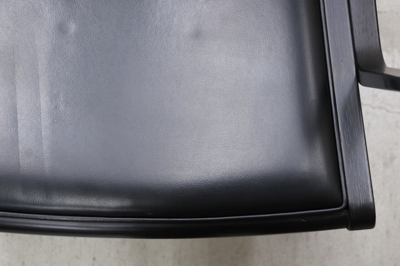 沼津店】在庫4脚 TENDO 天童木工 アーム 本革 ダイニングチェア