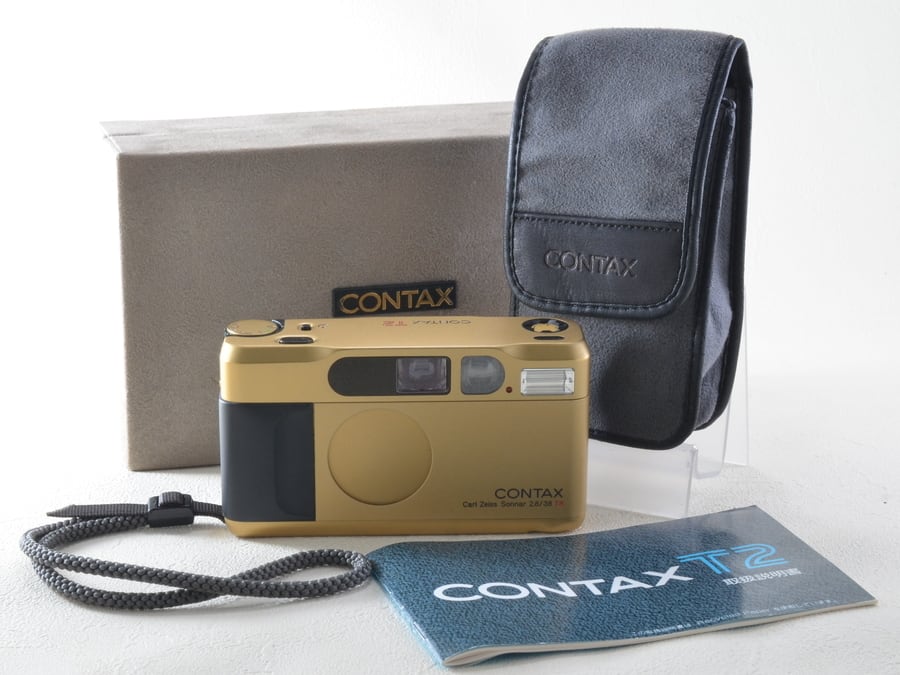 CONTAX T2 GOLD 化粧箱付 コンタックス   サンライズカメラー