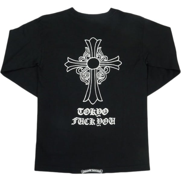 Size【M】 CHROME HEARTS クロム・ハーツ FLORAL CROSS L/S TEE TOKYO