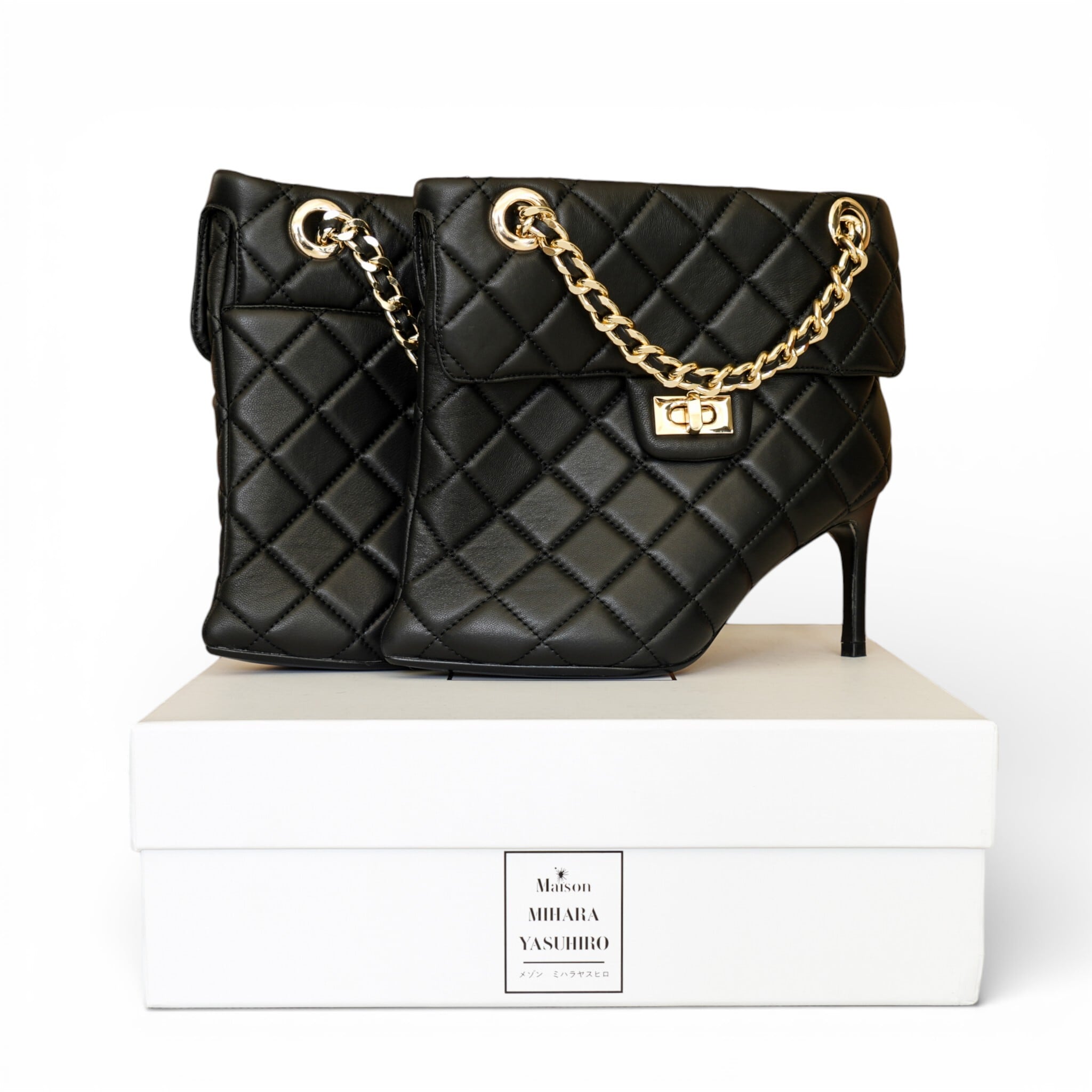 Maison MIHARA YASUHIRO メゾンミハラヤスヒロ Quilted Bag Detail Pin