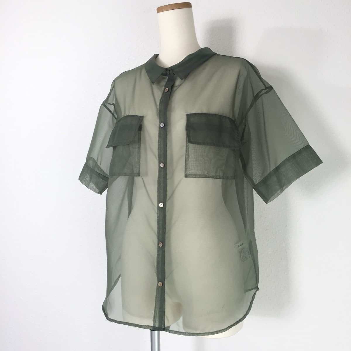 Ameri VINTAGE アメリヴィンテージ AIRY ORGANDIE SHIRT ...