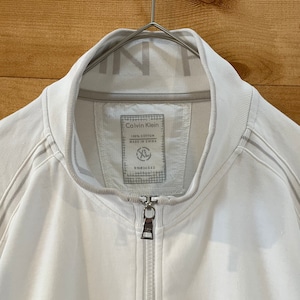 【Calvin Klein】ジップアップ フルジップ スウェット ジャケット XL オーバーサイズ カルバンクライン us古着 アメリカ古着