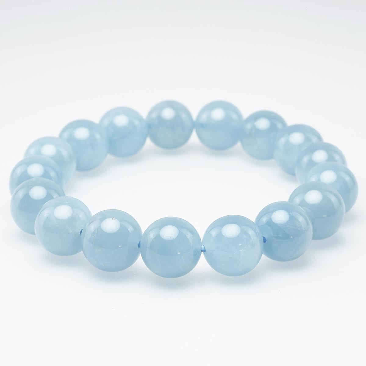 アクアマリン ブレスレット Aquamarine 12mm 一点物 111-2504