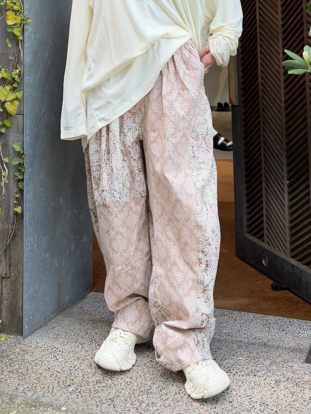 【25AW】OPEN YY オープン ワイワイ / PAISLEY FULL GATHER PANTS / パンツ