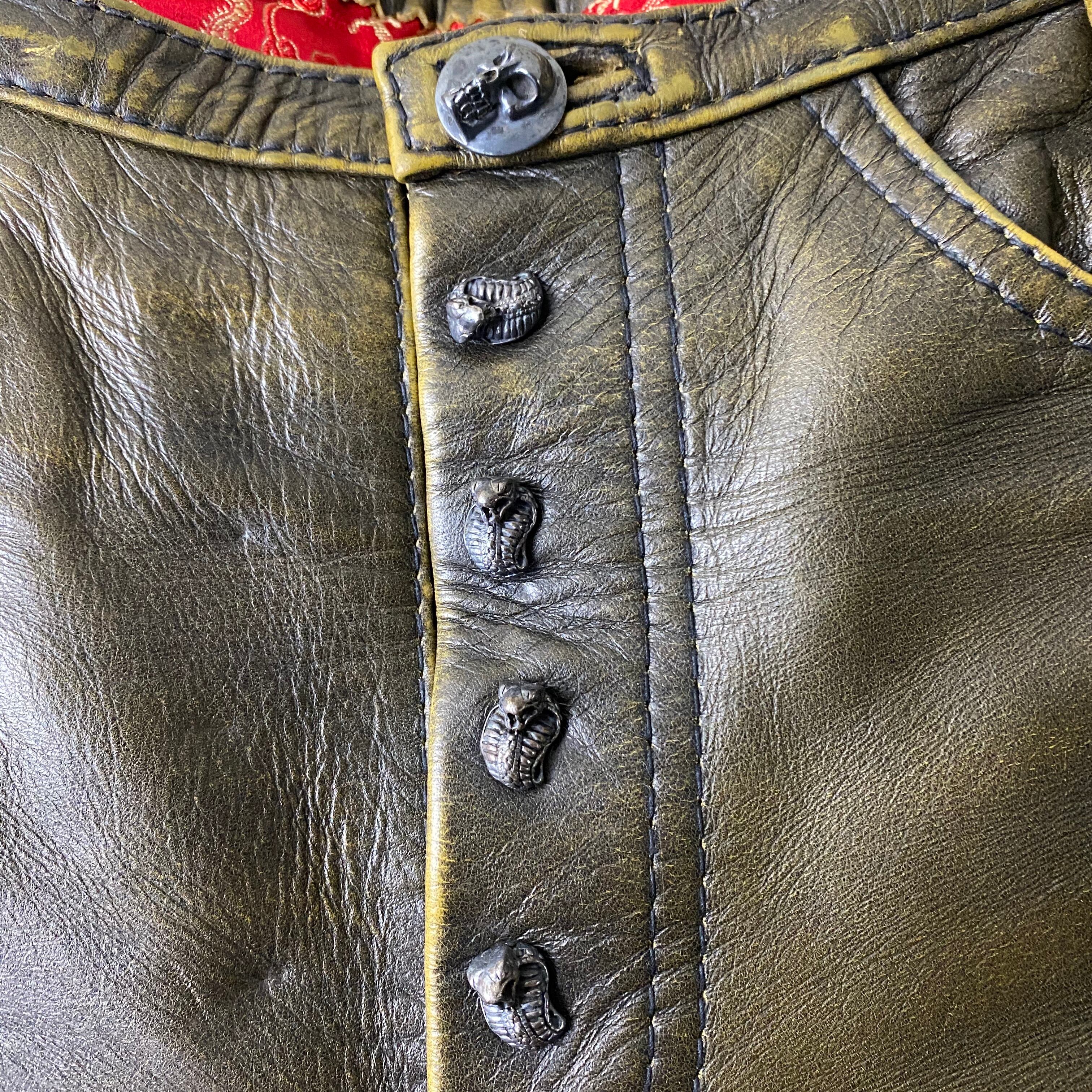 SKKIN U.S.A. craft leather pants | NOIR ONLINE