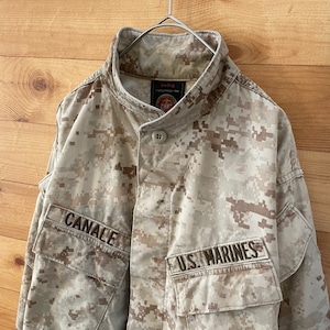 【USA古着】米軍実物 海兵隊 ミリタリージャケット コンバットユニフォーム デジカモ柄 BDU jacket USA MARINES アメリカ古着