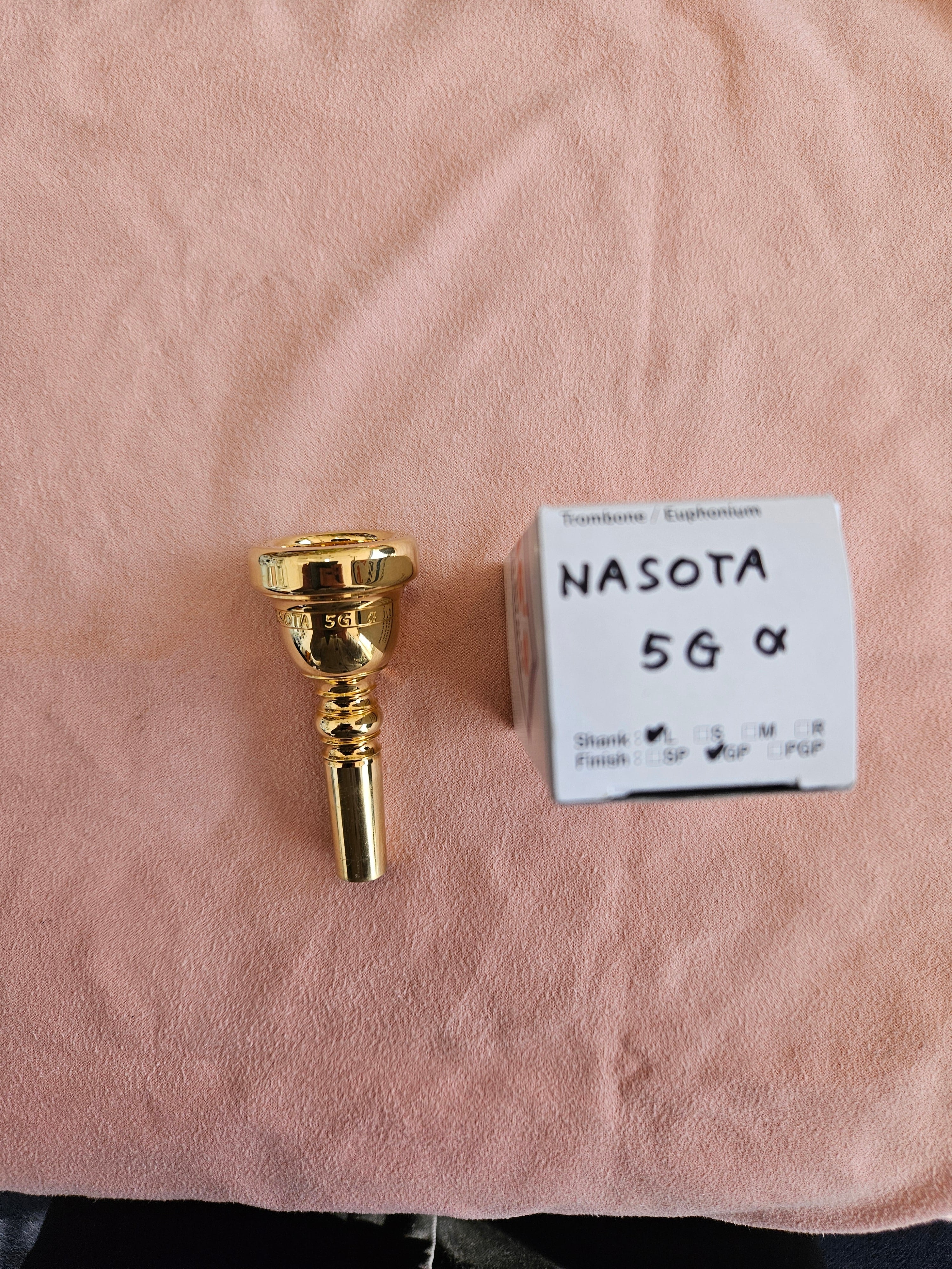 特価品】willie's ユーフォニアム マウスピース NASOTA 5Gα GP