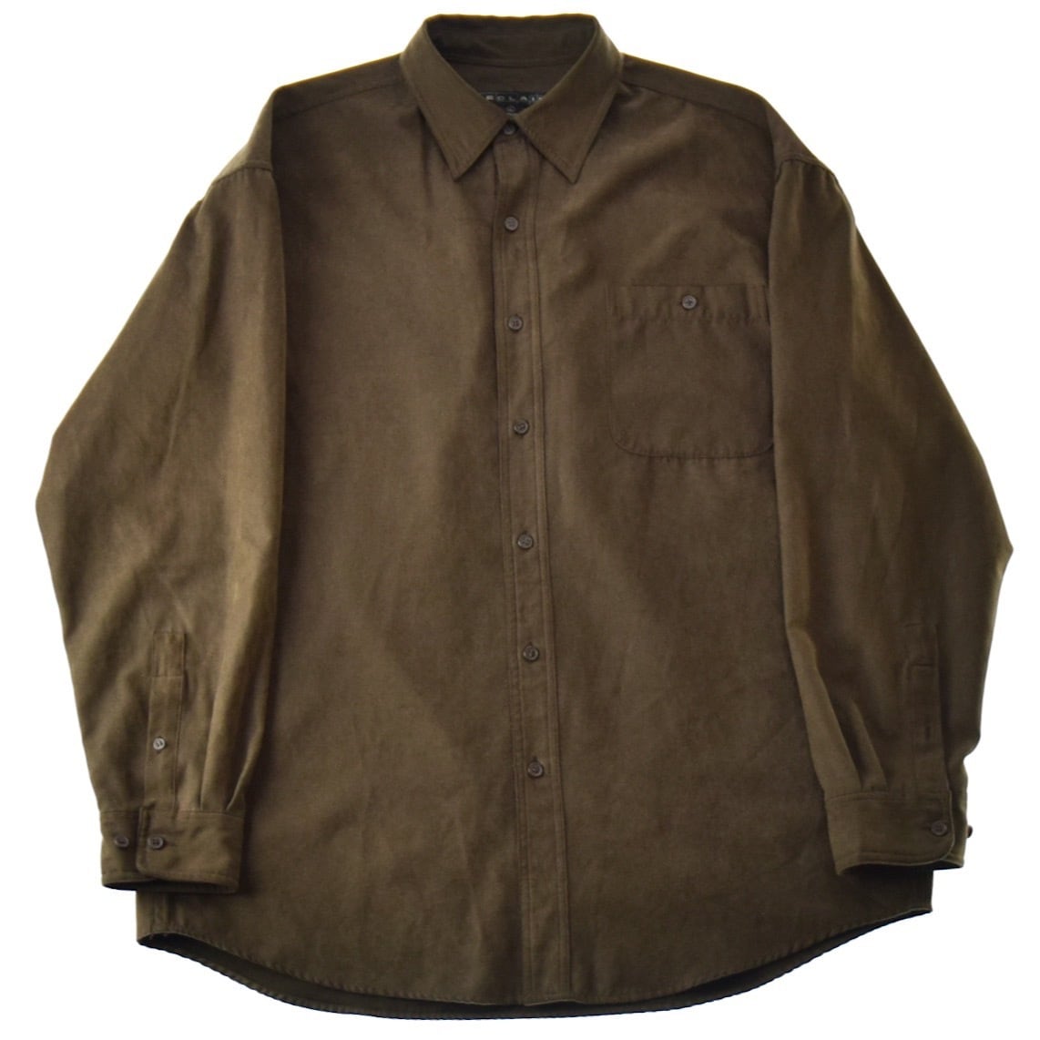 1990's Vintage Soft Suède Shirt Brown / 90年代 フェイクスエードシャツ ブラウン 90s ヴィンテージ  ビンテージ