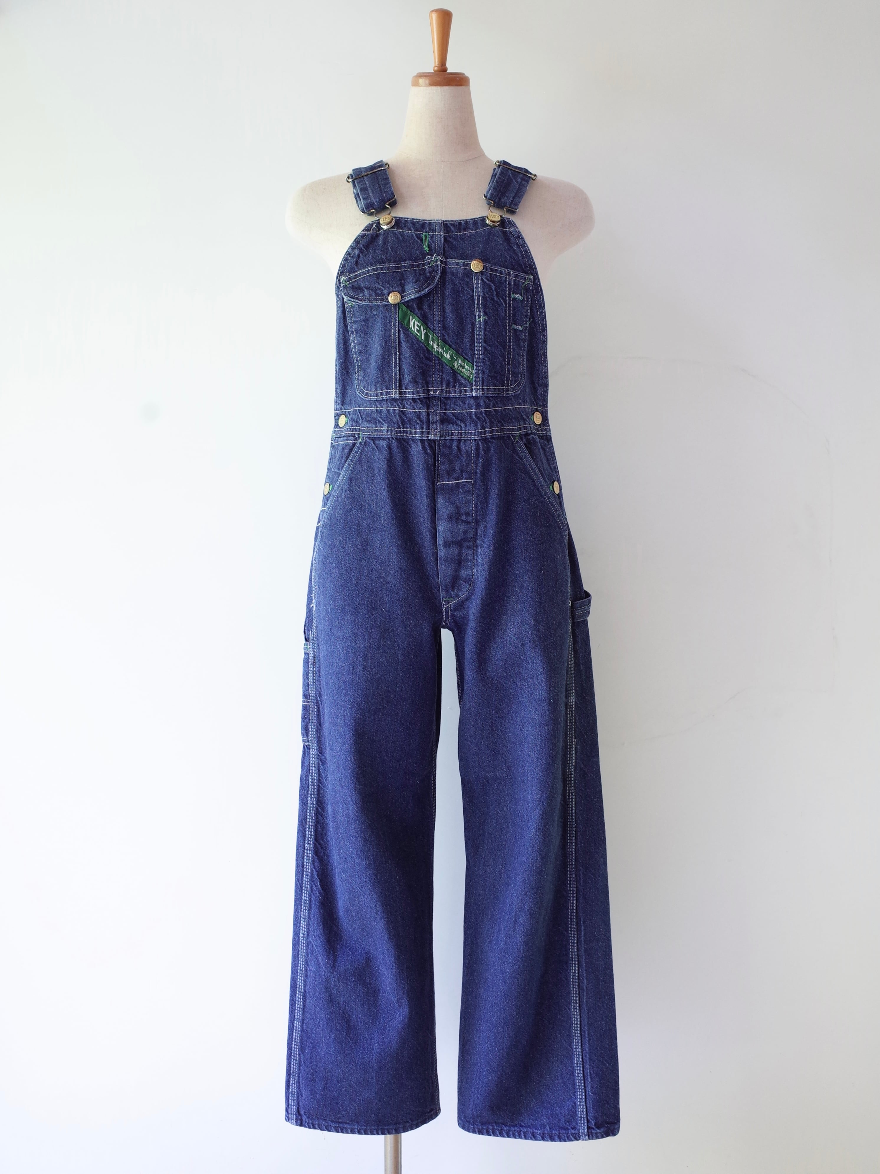90s KEY Imperial Denim Overalls