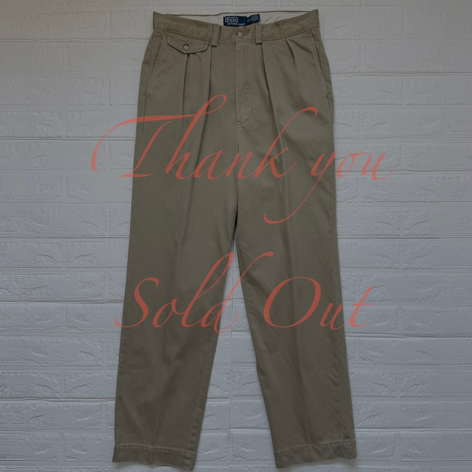 Polo Ralph Lauren THE WHITMAN CHINO 2プリーツ ヘリテージチノパンツ
