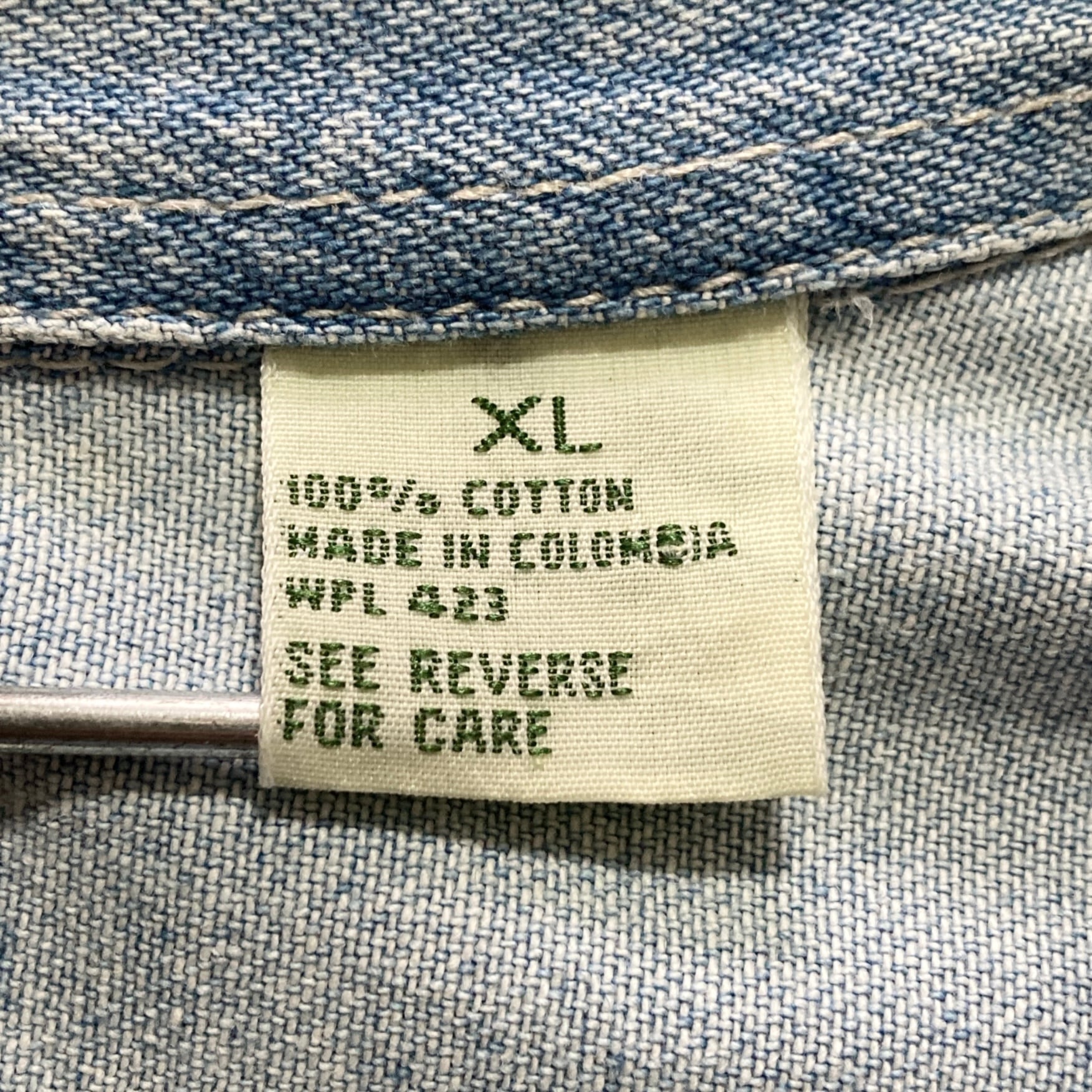 Size.XL】90s Levi's リーバイス ブランドロゴボタン メタルボタン 90