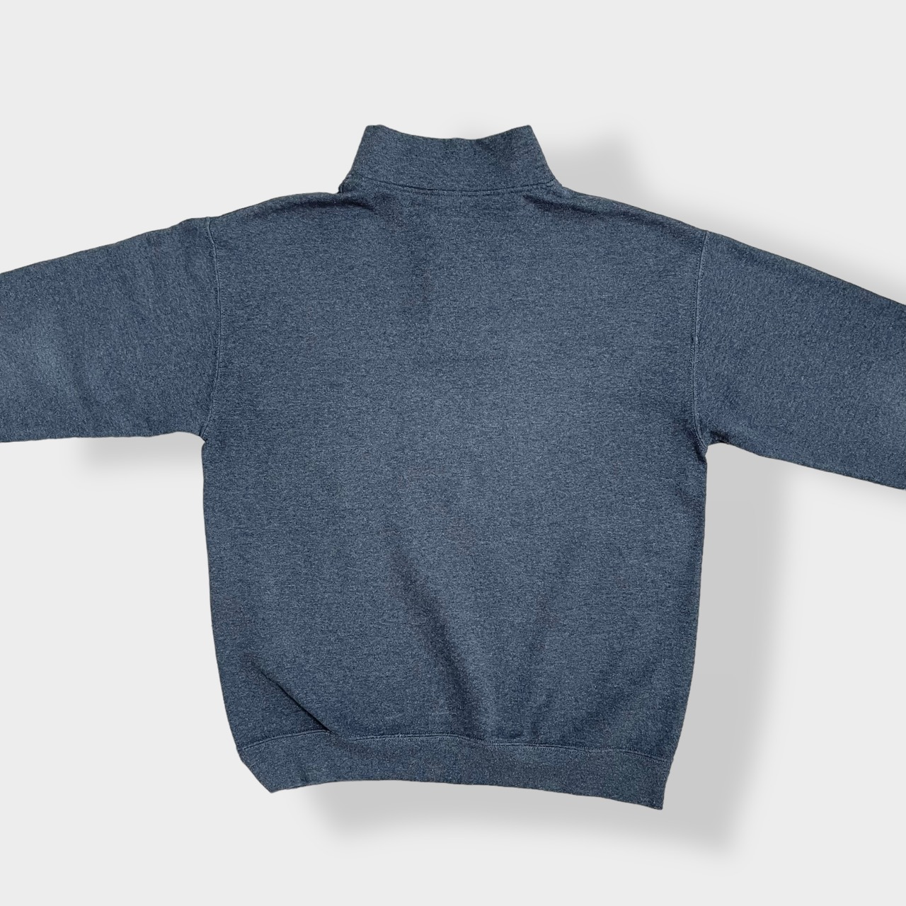 【JERZEES】CAU カレッジ系 カレッジロゴ カリフォルニア・エアロノーティカル大学 california aeronautical university ワンポイントロゴ ハーフジップ スウェット プルオーバー M US古着