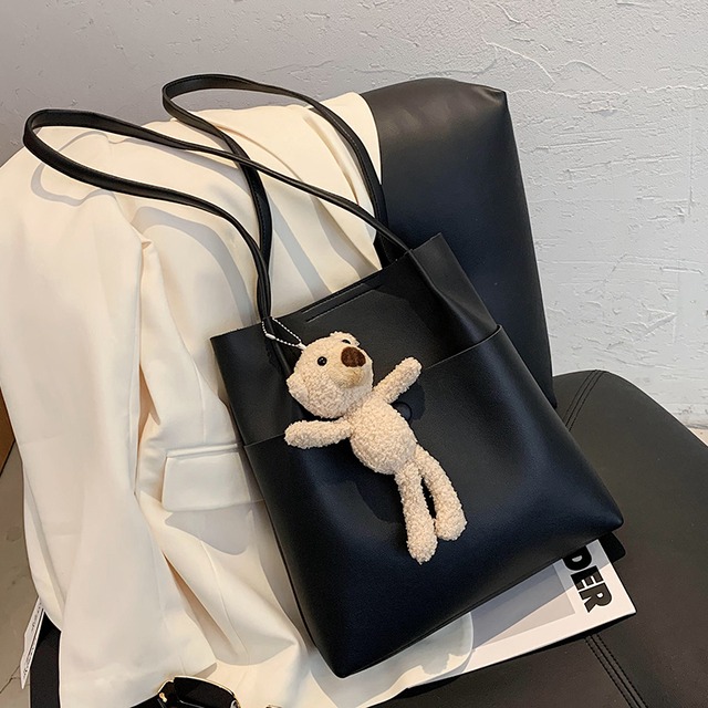学生用clバッグメス2020ニューウェーブバージョンキュートベア大容量ショルダーバッグワイルドトートバッグ Tiancai_Wing_Bag5165599905